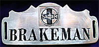 ATSF Brakeman Badge