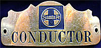 ATSF Conductor Badge