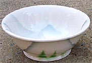 Rare master salad bowl in Great Northern Railway's "Glory of the West" pattern