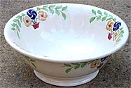 Rare master salad bowl in Great Northern Railway's "Oriental" pattern