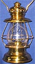 Extra fancy conductors lantern with etched globe