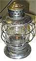 Porter brass-top lantern from the Philadelphia & Reading Railroad